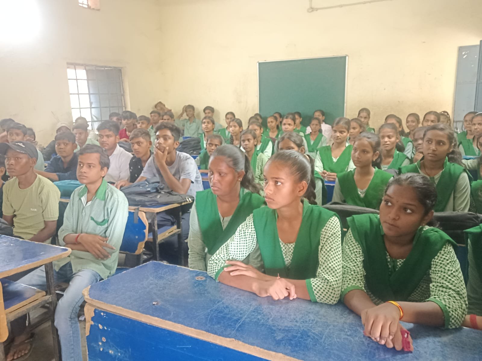 Children learning together in a classroom